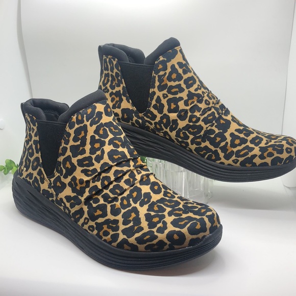 Ryka Shoes - Brand New In Box Ryka Water Repellent Wedge Ankle Boots - Niah Animal-Size 9.5M